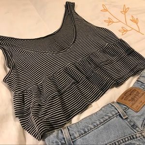 Ruffle Crop Top